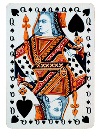 Card Fabrique Queen of Spades