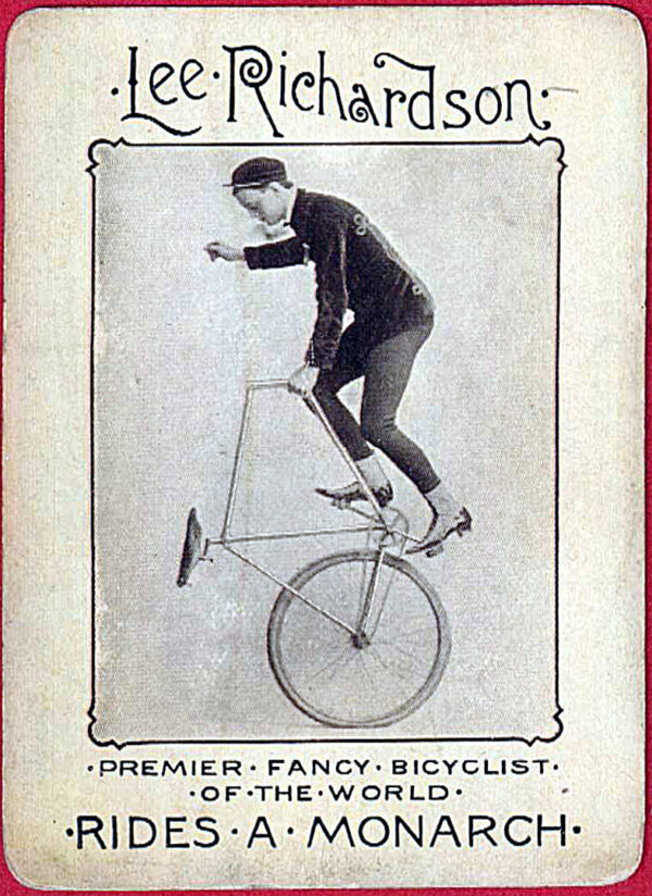 LOT #22 - Monarch Bicycle Advertising Deck - Image 2