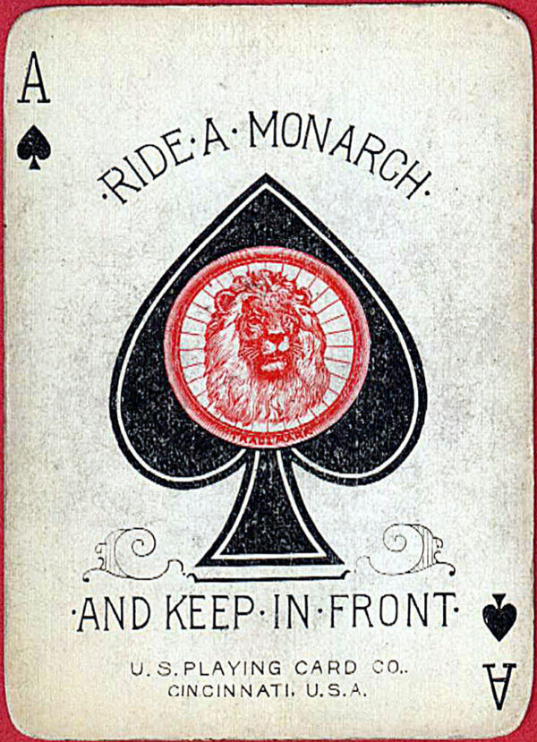 LOT #22 - Monarch Bicycle Advertising Deck - Image 3