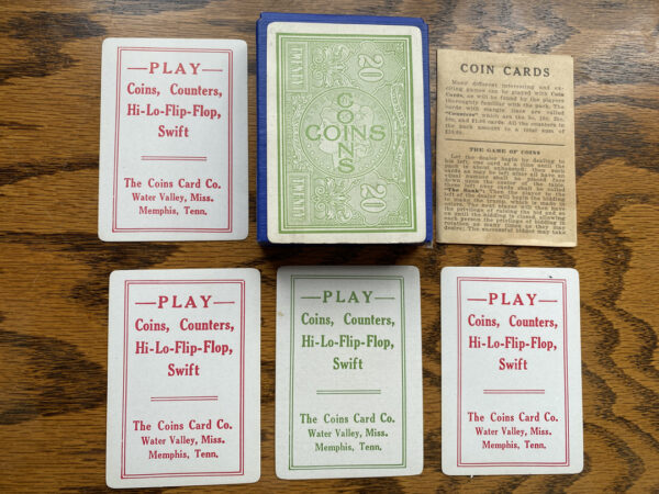 LOT #48 - Coin Cards Game Deck