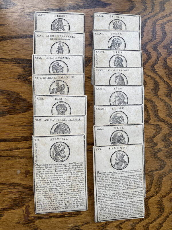 LOT #13 - Sacred History Game Cards - Image 5