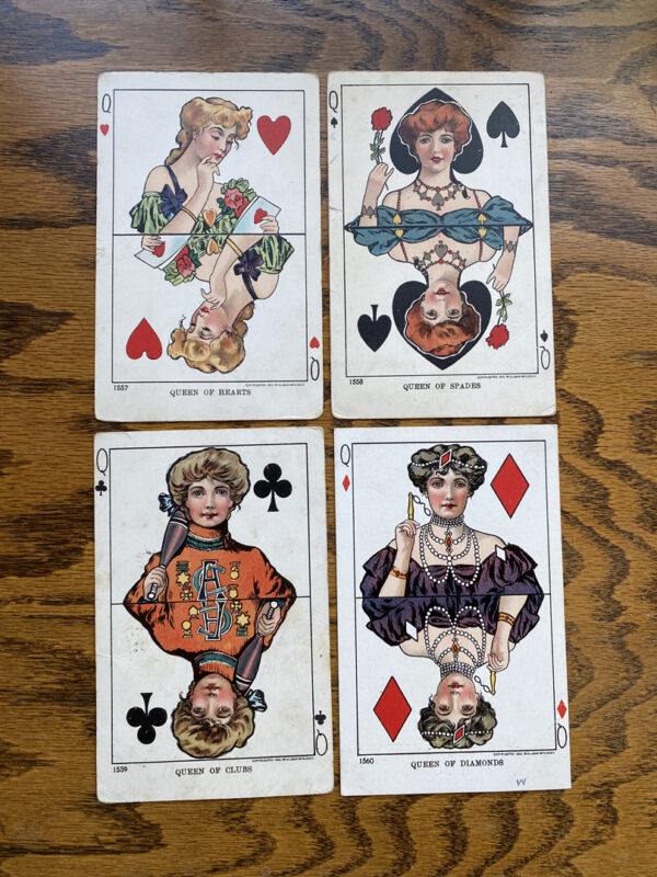 LOT #34 - 8 Playing Card Postcards