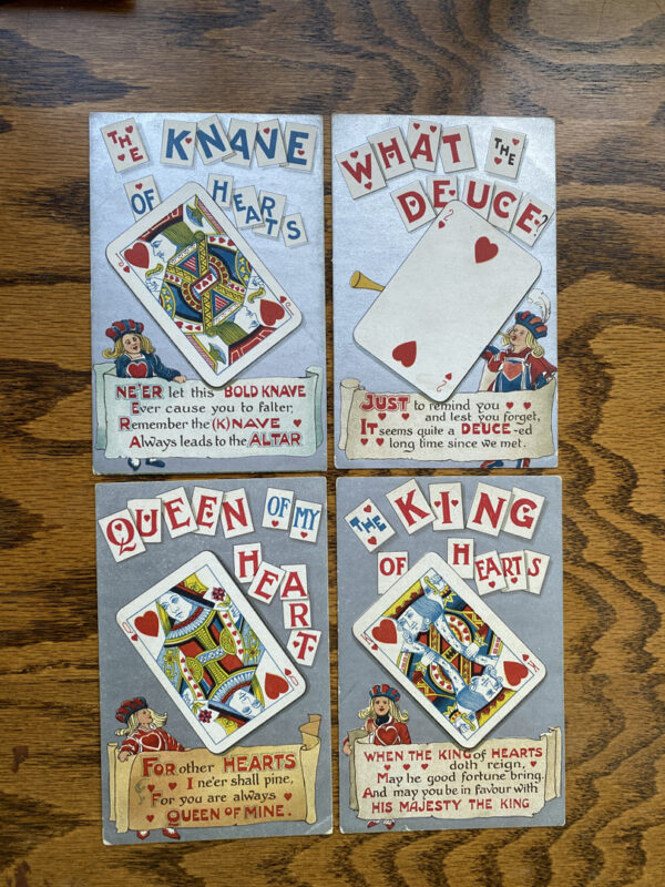 LOT #34 - 8 Playing Card Postcards - Image 3