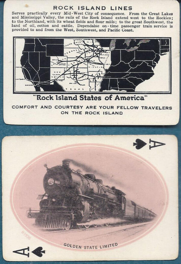 LOT #16 - USPC Rock Island Souvenir Deck - Image 3