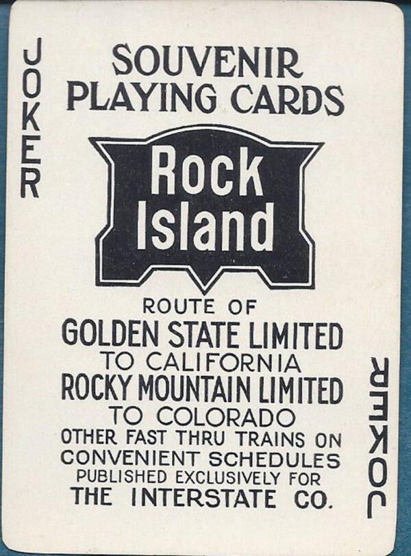 LOT #16 - USPC Rock Island Souvenir Deck - Image 2