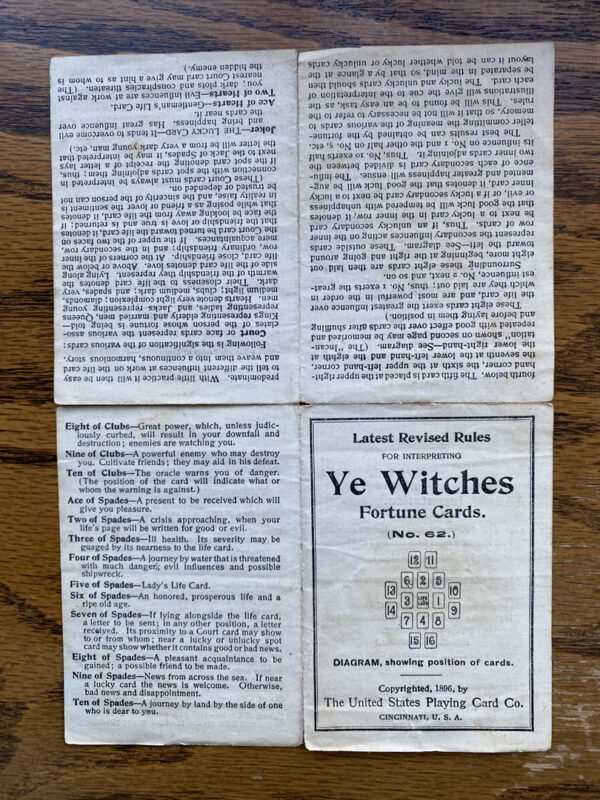 LOT #35 - Ye Witches Fortune Telling Cards - Image 9