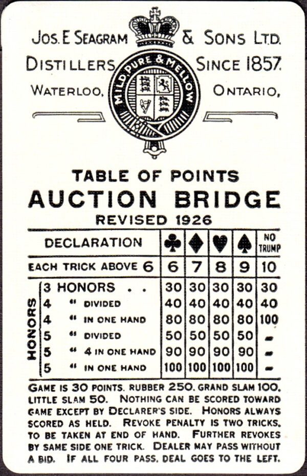 Lot #54: Seagram's Bowen's Deck - Image 4