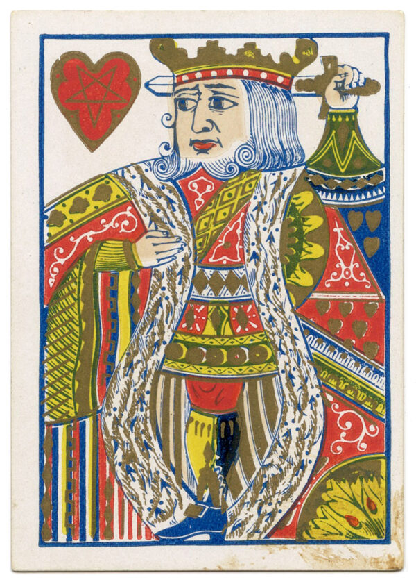 Lot #64: Lawrence & Cohen Illuminated Bezique Deck - Image 2