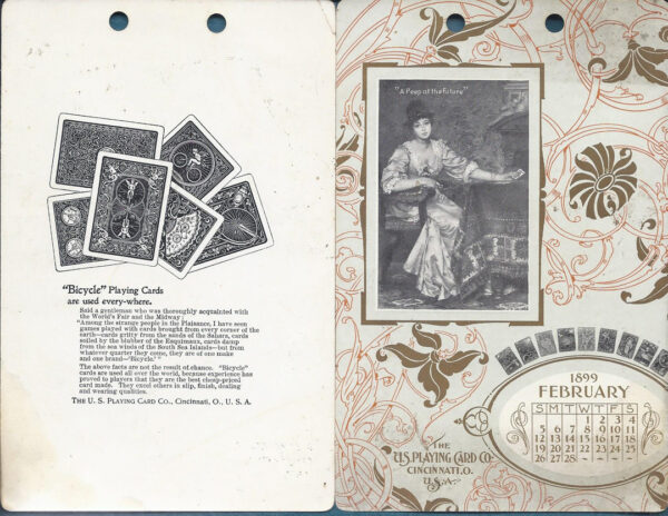 Lot #48: USPC 1899 Calendar - Image 7