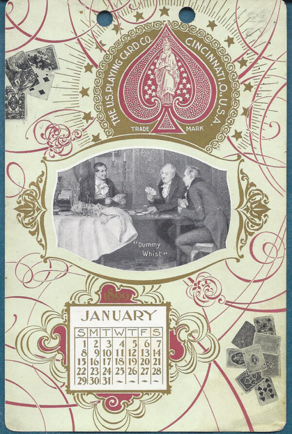 Lot #48: USPC 1899 Calendar