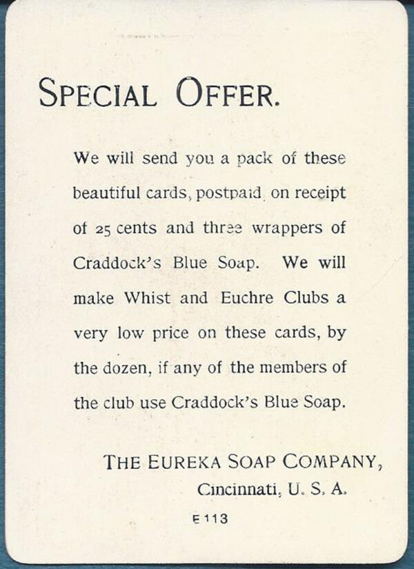 Lot #14: Craddock's Soap Stage Souvenir Deck - Image 4