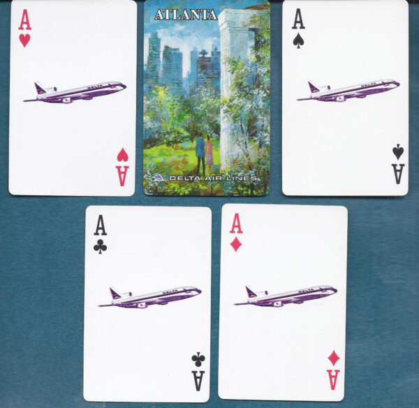 Lot #59: 14 Delta Airlines Souvenir Decks - Image 6