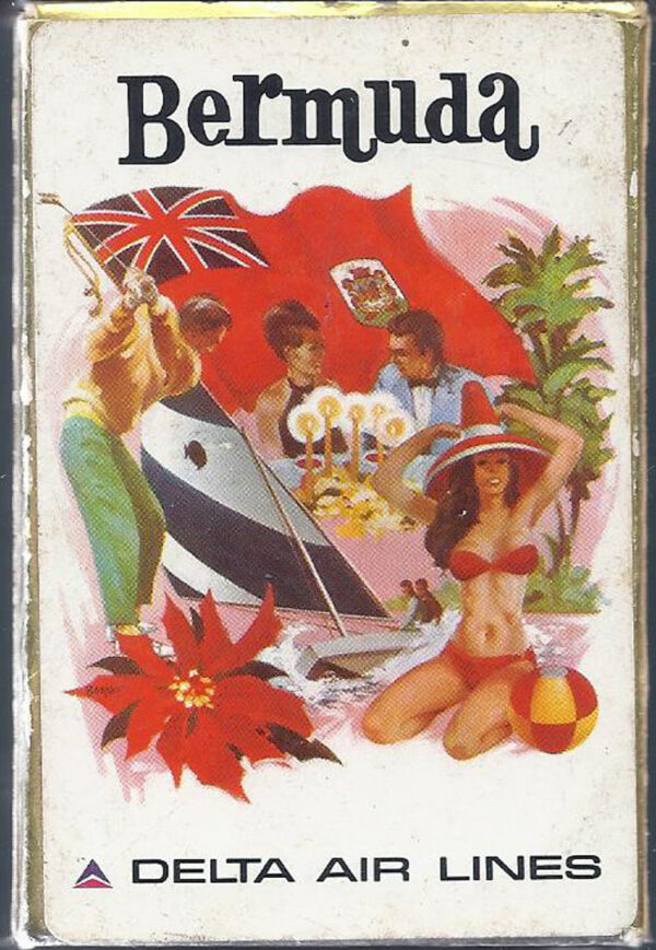 Lot #59: 14 Delta Airlines Souvenir Decks - Image 5