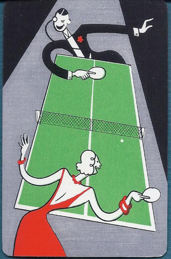 Lot #37: Art Deco Table Tennis Deck
