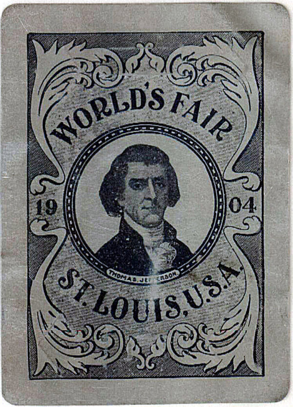 Lot #29: St. Louis World's Fair Aluminum Deck