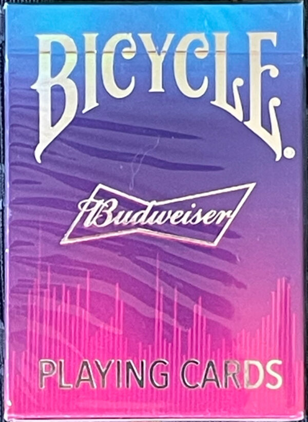 Lot #34: Budweiser Beer 3 Deck Set - Image 2