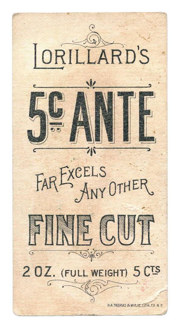 Lot #61: Lorillard 5c Ante Stage Types Cards - Image 2