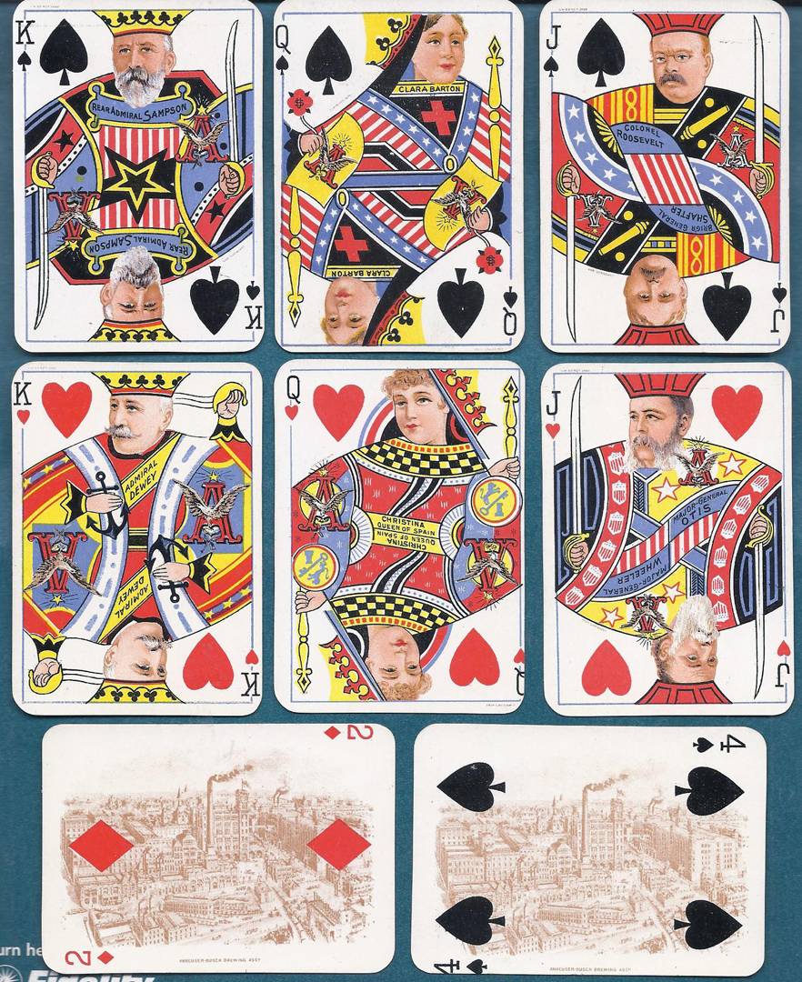 Lot #70: Anheuser-Busch Spanish-American War Deck - Image 2