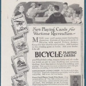 Lot #11: Bicycle Victory War Decks Ad