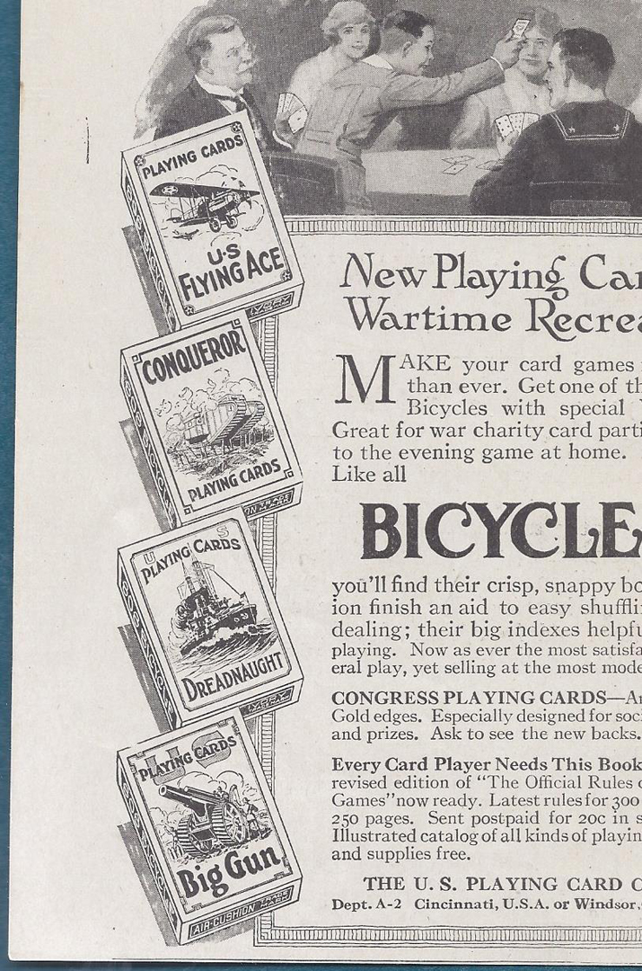 Lot #11: Bicycle Victory War Decks Ad - Image 3