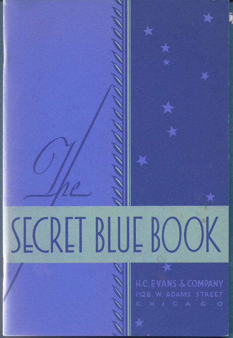 Lot #37: Gambling Secret Blue Book Repro