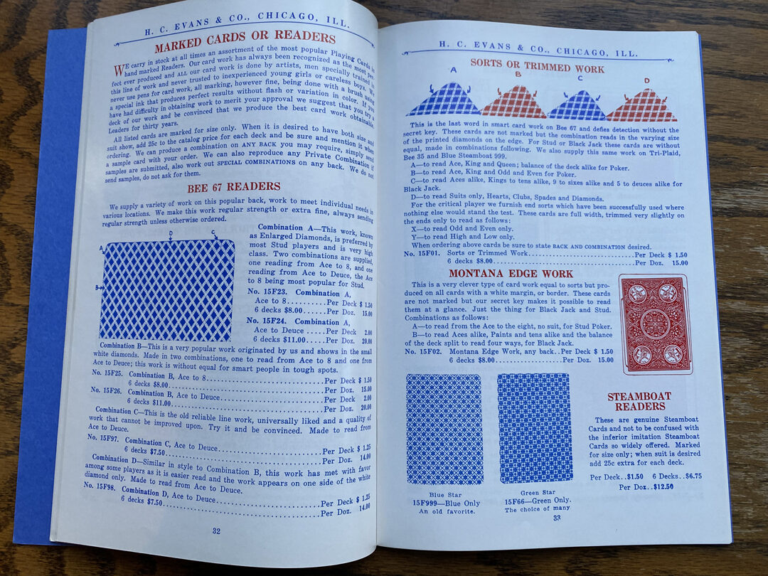 Lot #37: Gambling Secret Blue Book Repro - Image 4