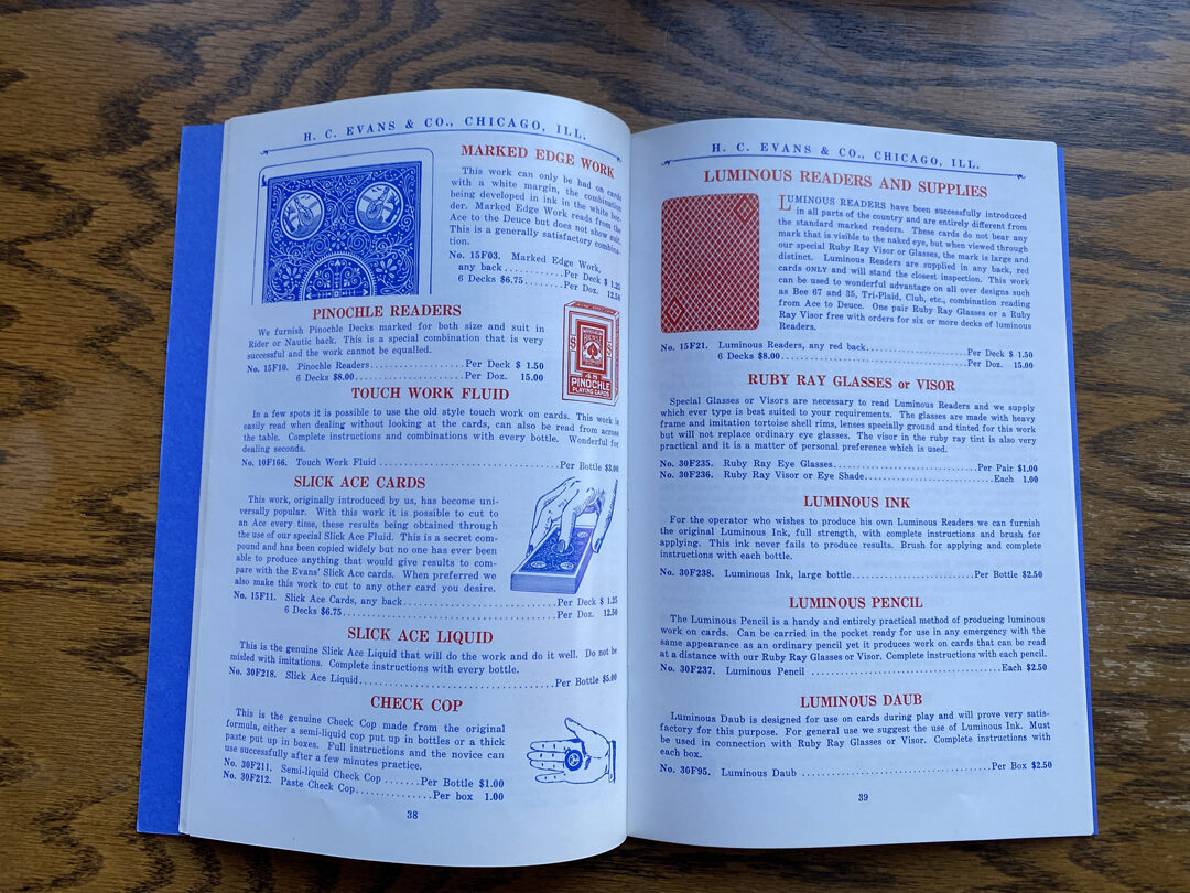 Lot #37: Gambling Secret Blue Book Repro - Image 6