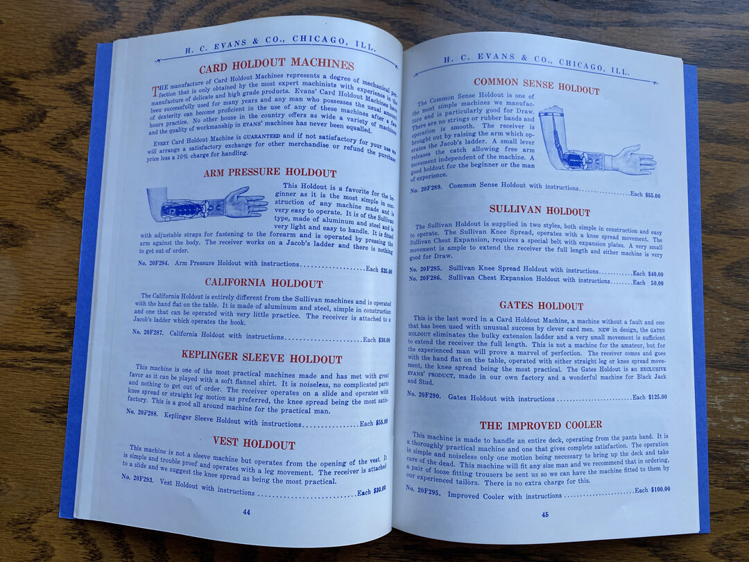 Lot #37: Gambling Secret Blue Book Repro - Image 7