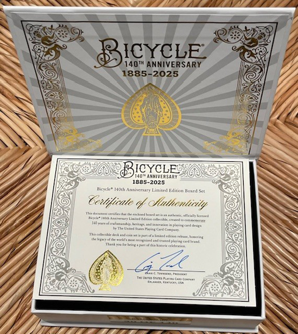 Lot #01: Bicycle 140th Anniversary Coin Set - Image 2
