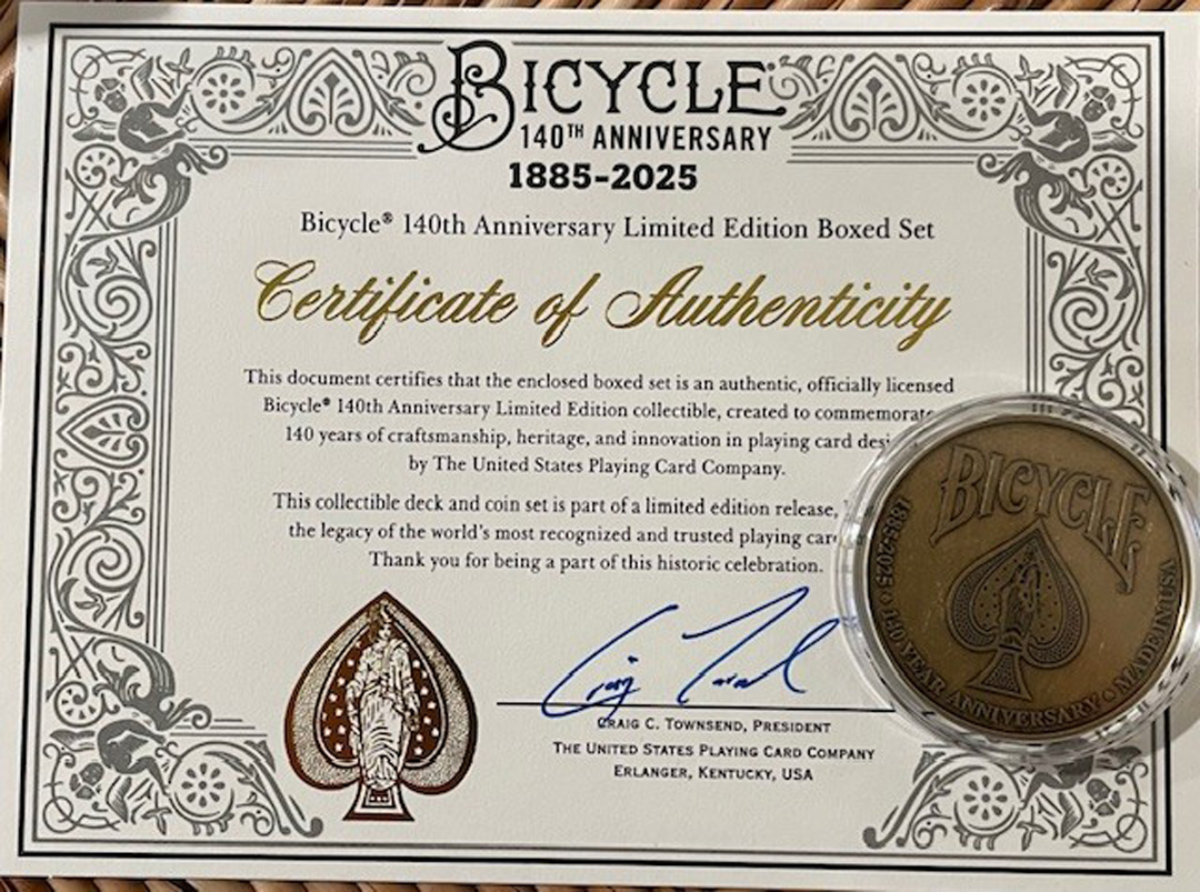 Lot #01: Bicycle 140th Anniversary Coin Set - Image 4