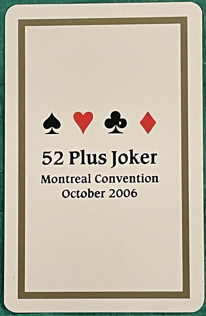 Lot #23: Montreal 2006 Club Deck