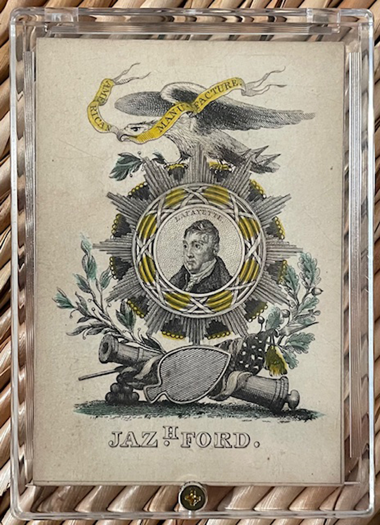 Lot #40: Marquis de Lafayette Ace of Spades