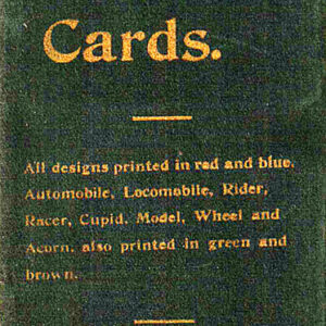 Lot #08: Bicycle Sample Foldout